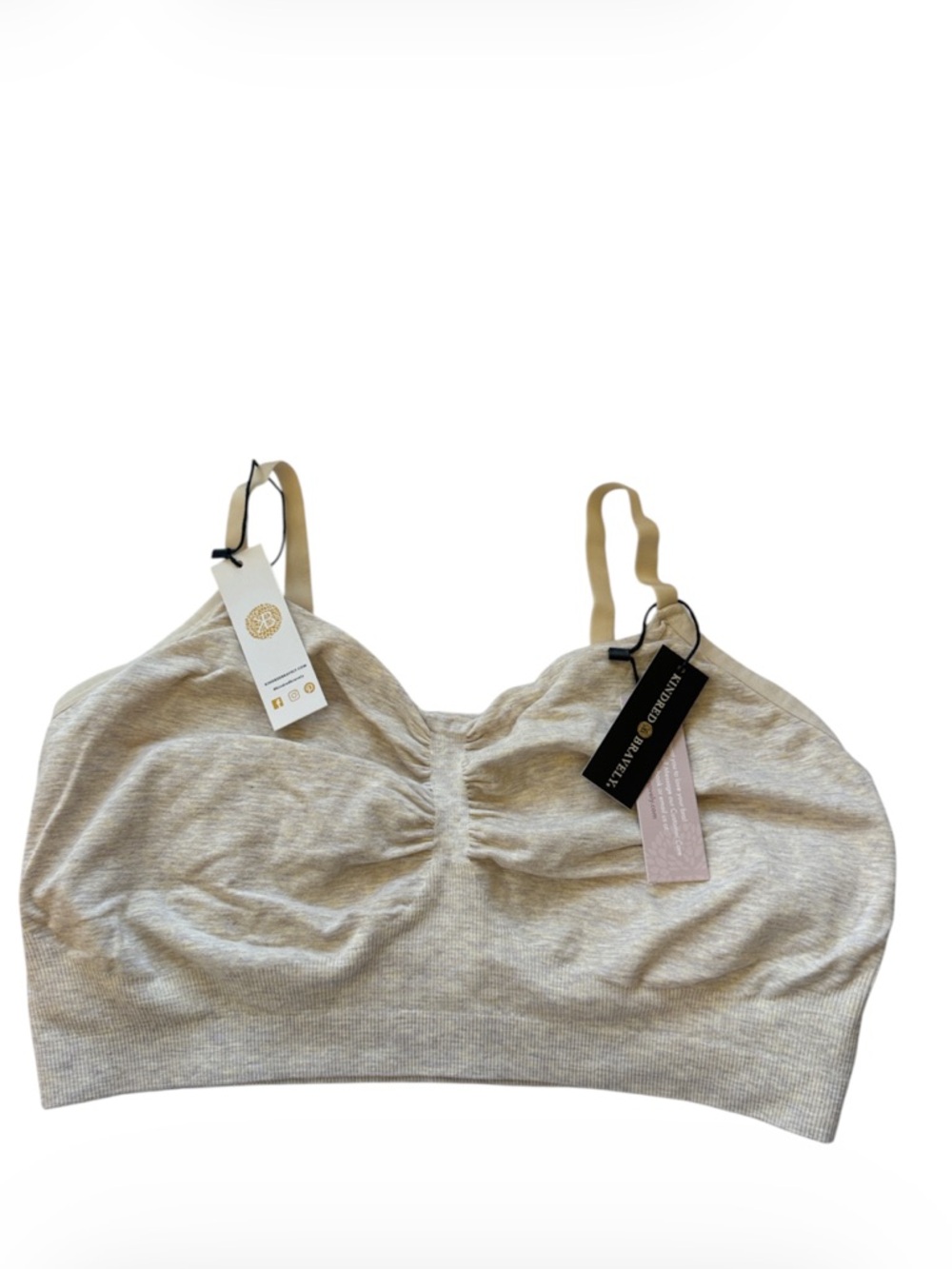 NEW Kindred Bravely Women's  Bamboo Hands Free Pumping Lounge & Sleep Bra 2X
